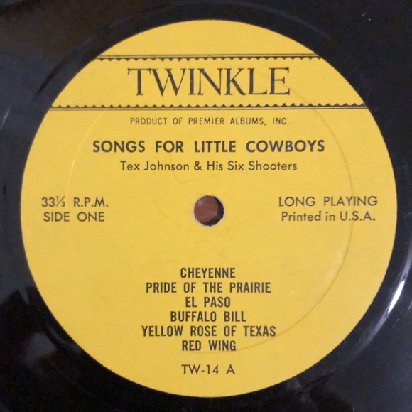 Songs For Little Cowboys Vinyl Lp - Picture 2 of 7